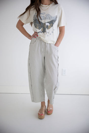 Finn Stripe Balloon Pants