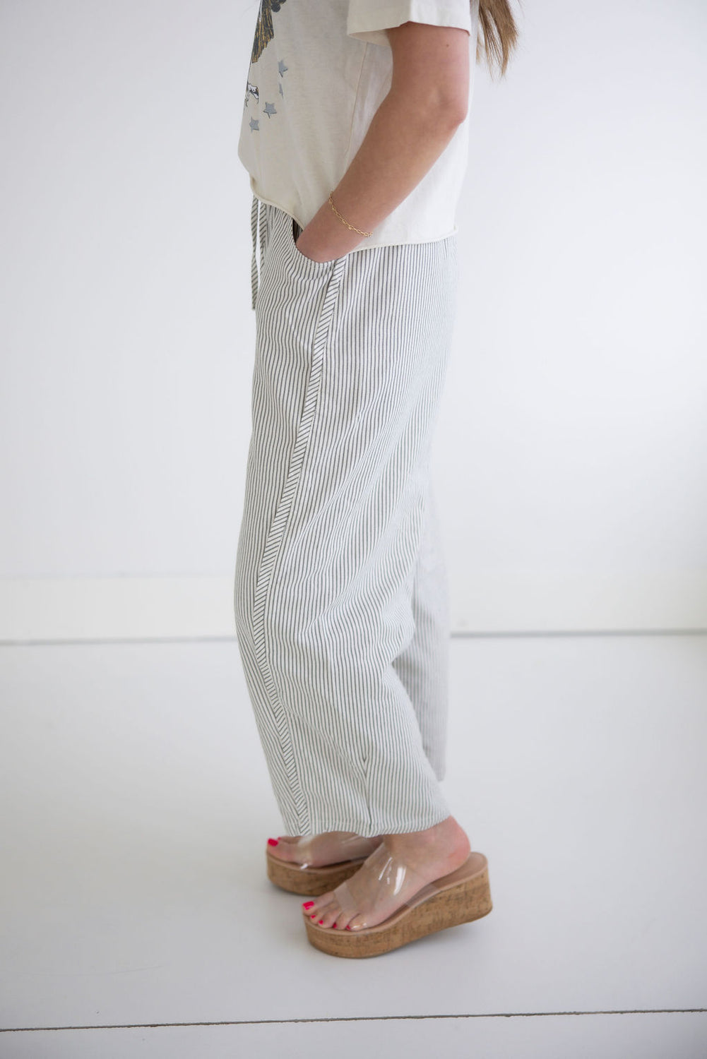 Finn Stripe Balloon Pants