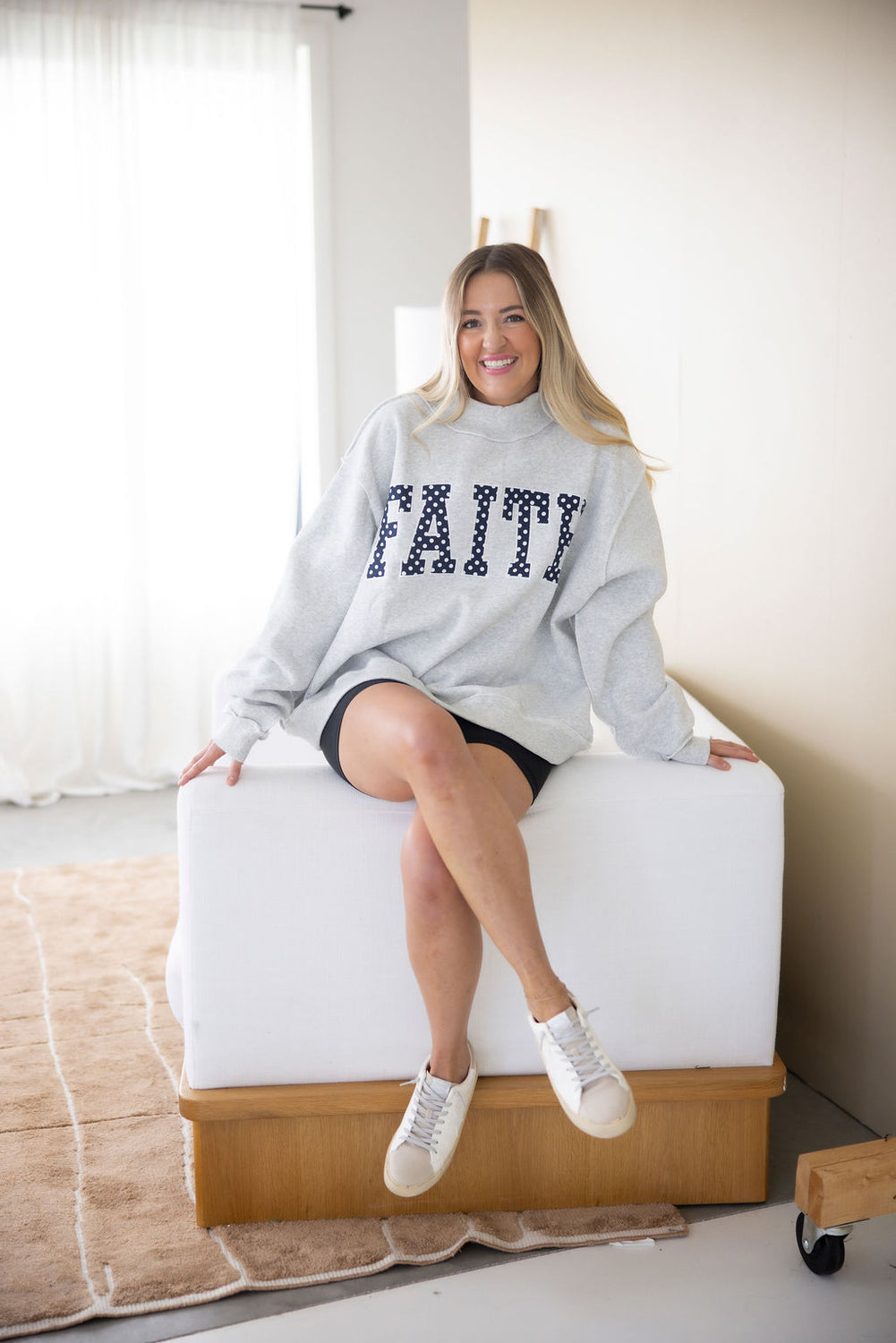 Faith Embroidered Pullover