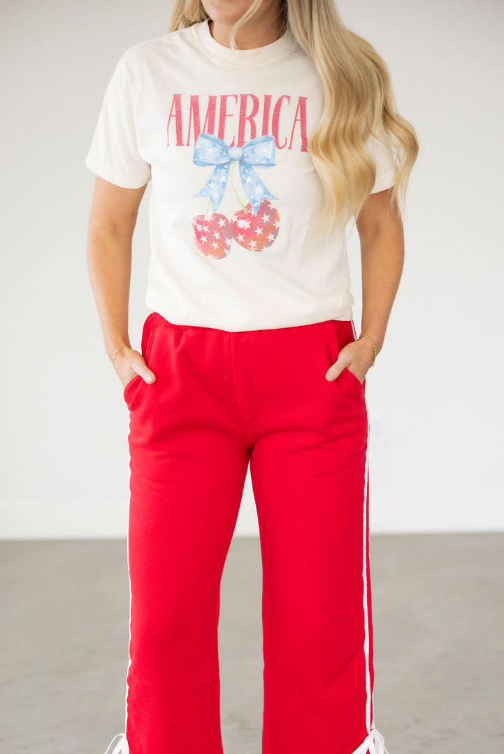 America Cherry Graphic Tee