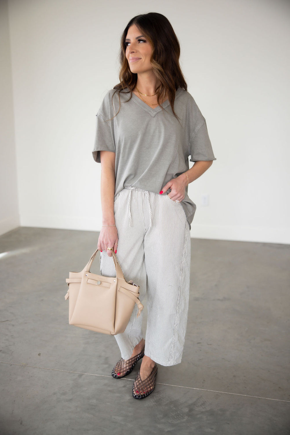 Finn Stripe Balloon Pants