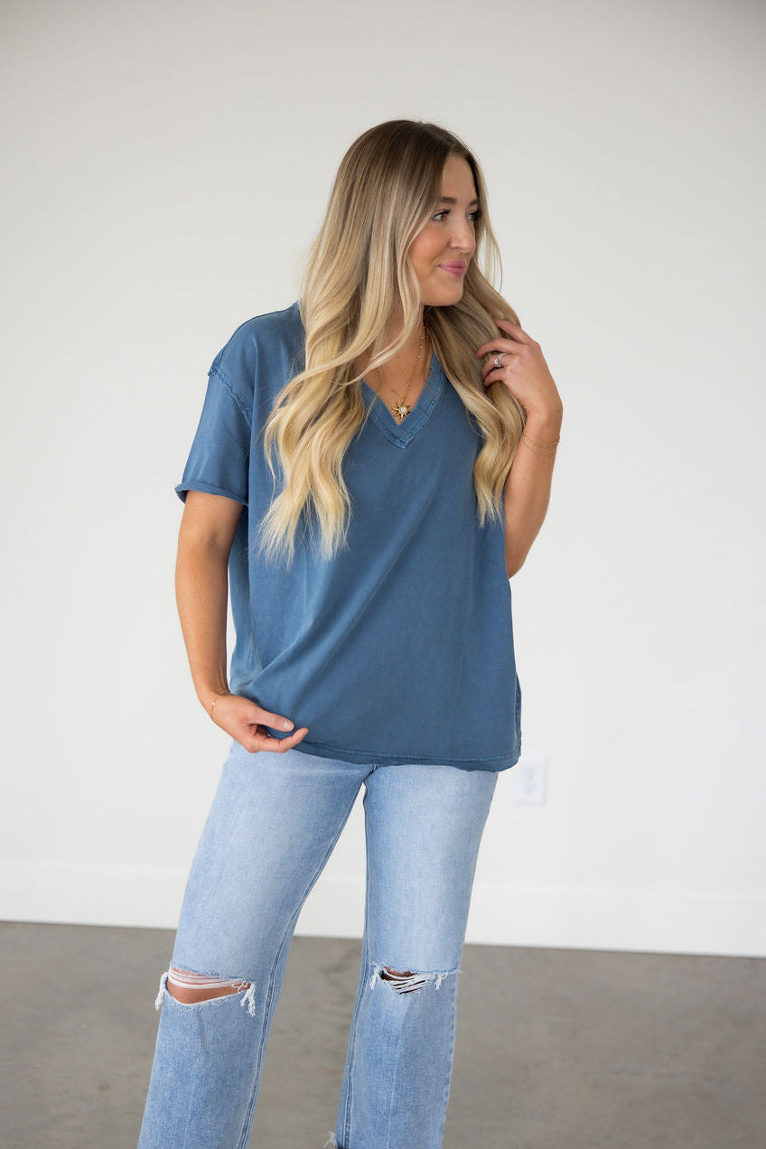 image of Rinna V-Neck Top