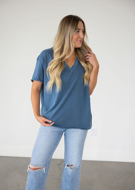 Rinna V-Neck Top product view