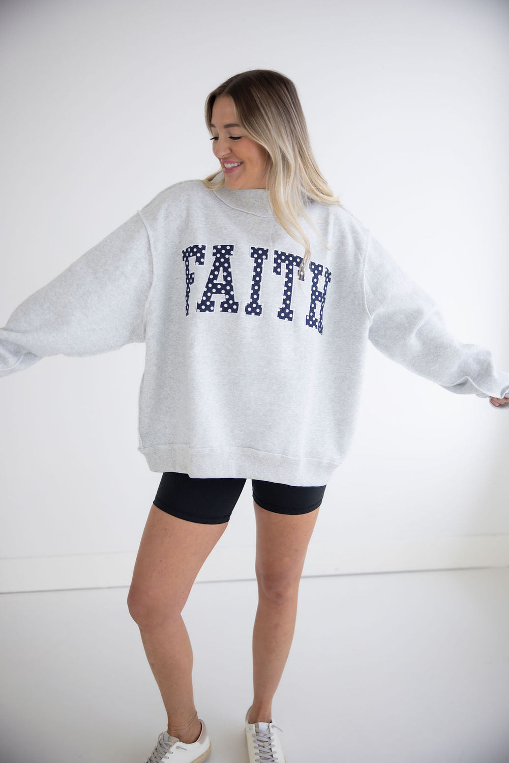 Faith Embroidered Pullover