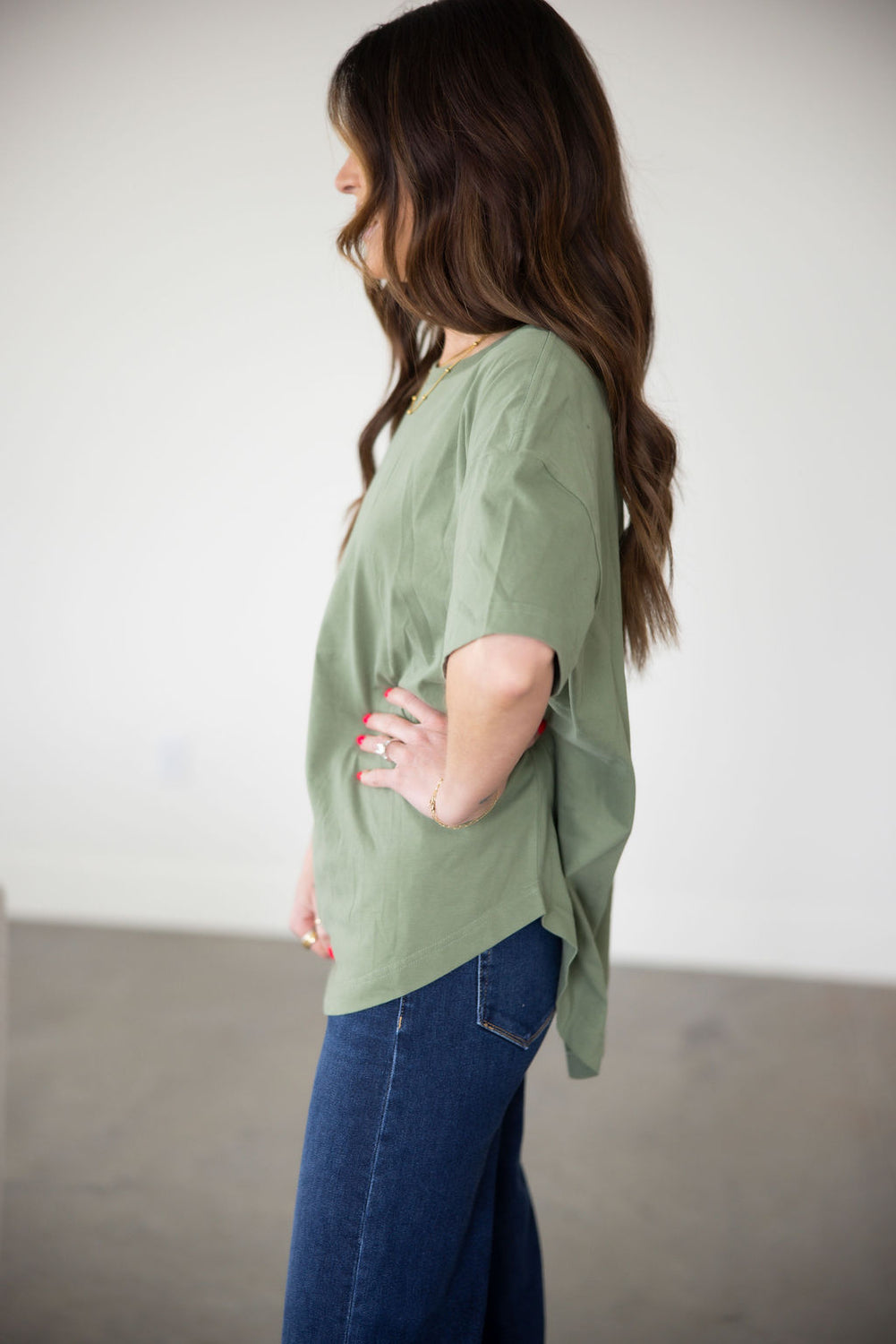 Veblen Oversized Tee by Lily & Lottie