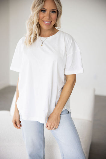Veblen Oversized Tee by Lily & Lottie