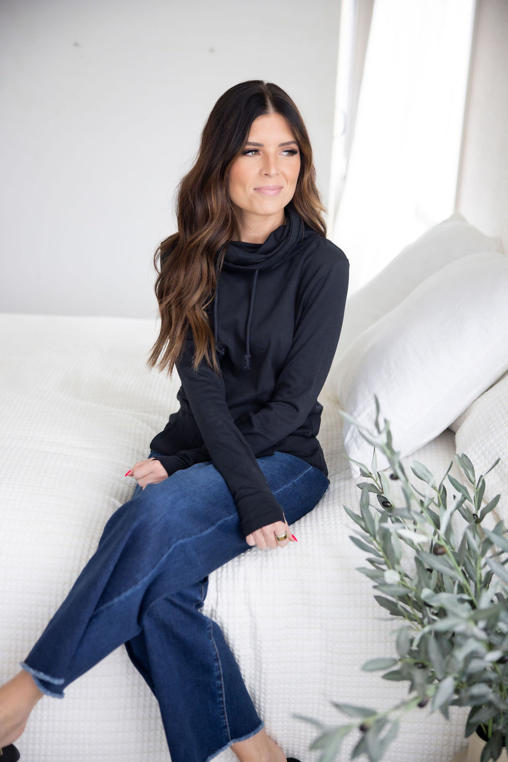 Dreamknit Cowl Neck Pullover