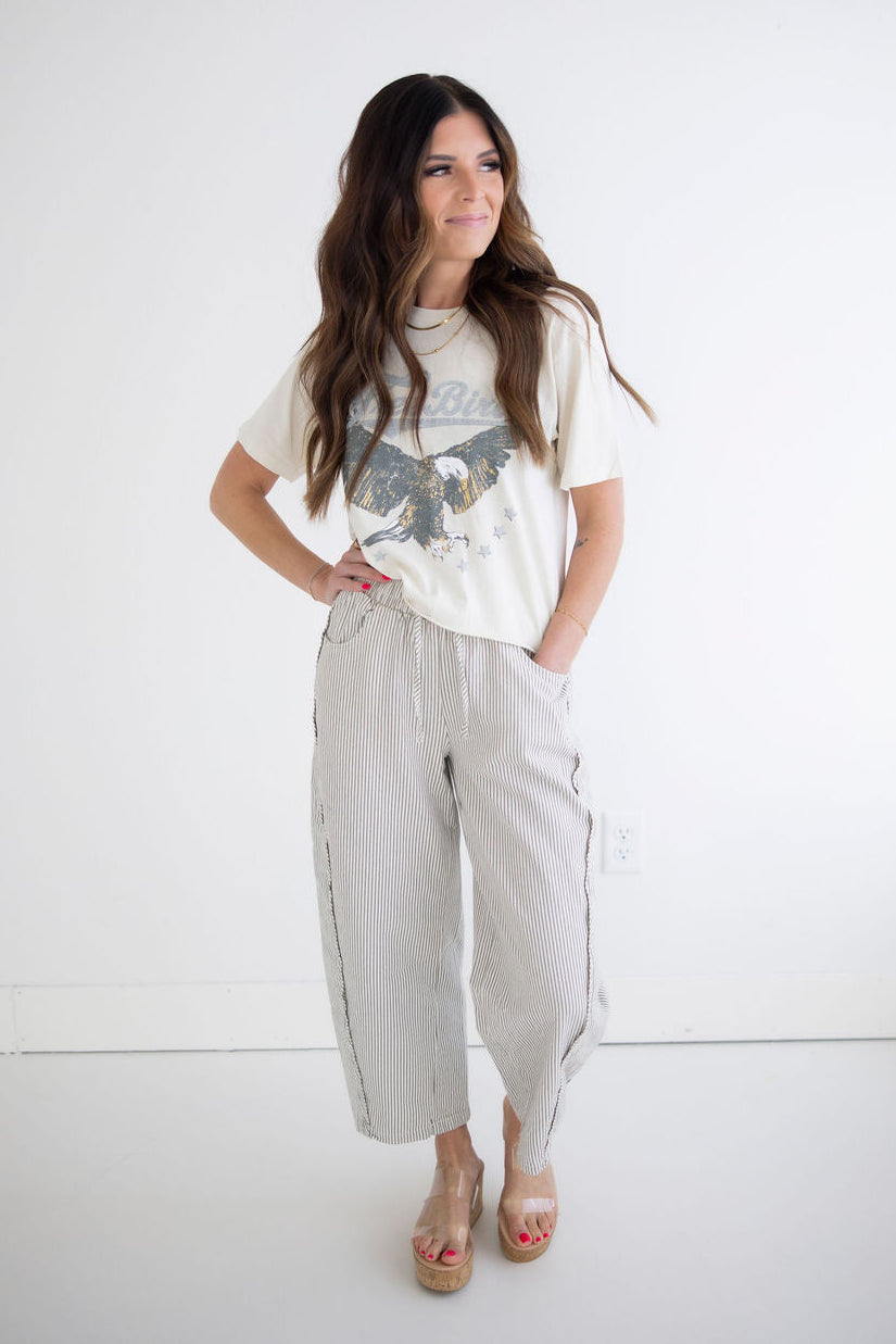 Finn Stripe Balloon Pants