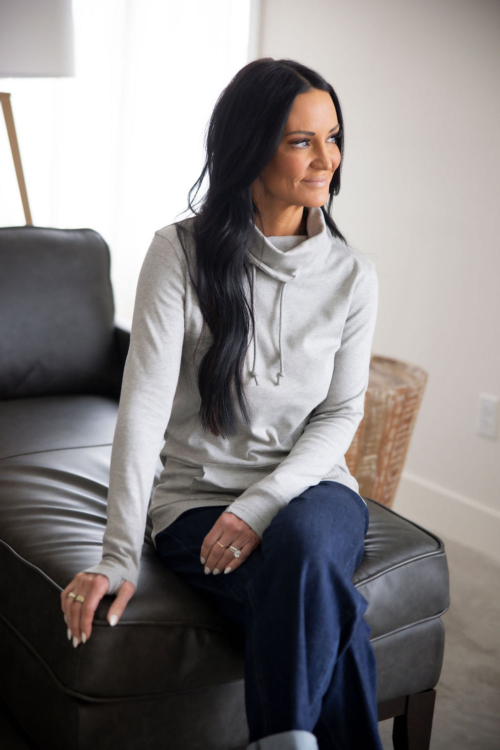 Dreamknit Cowl Neck Pullover