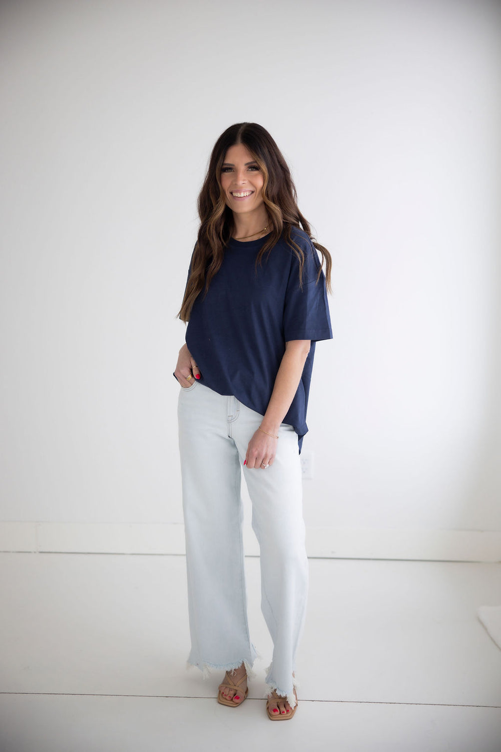 Veblen Oversized Tee by Lily & Lottie