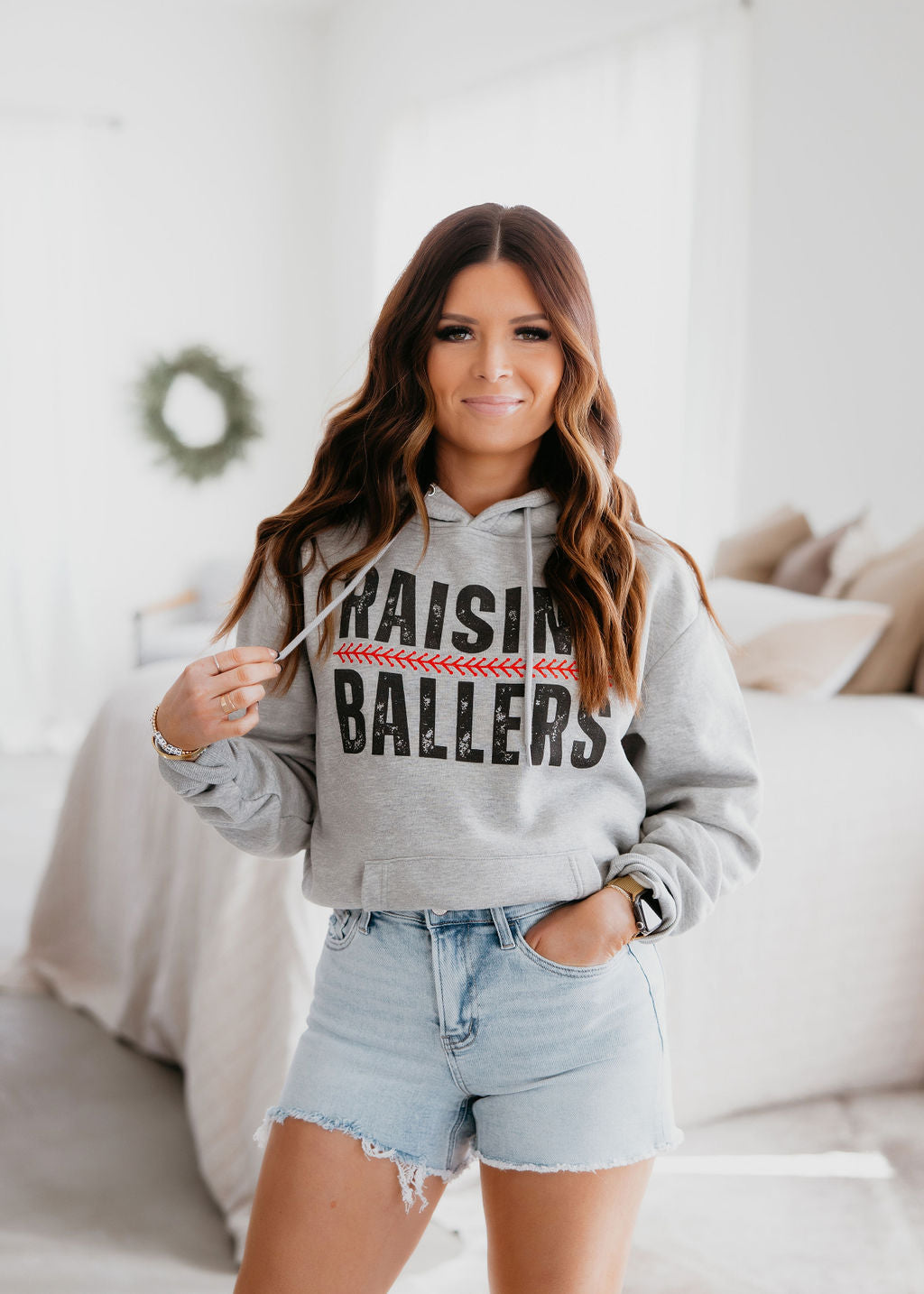 image of Raising Ballers Graphic Hoodie