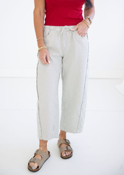 Finn Stripe Balloon Pants product view