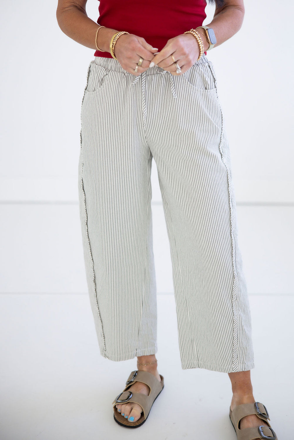 Finn Stripe Balloon Pants