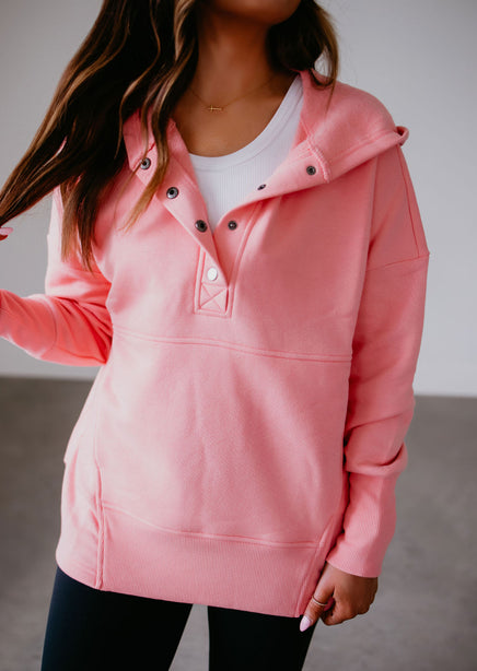 Annika Quarter Snap Hoodie