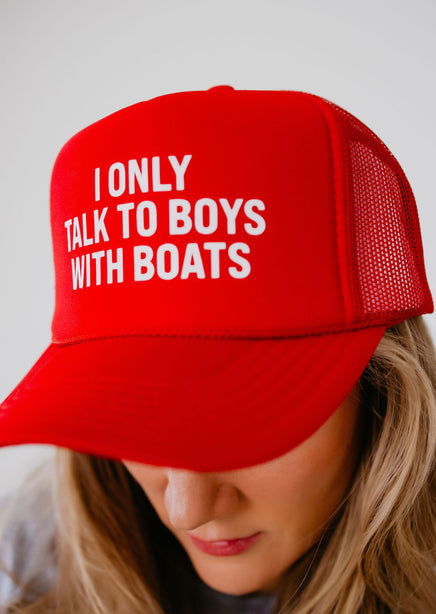 Boys With Boats Trucker Hat