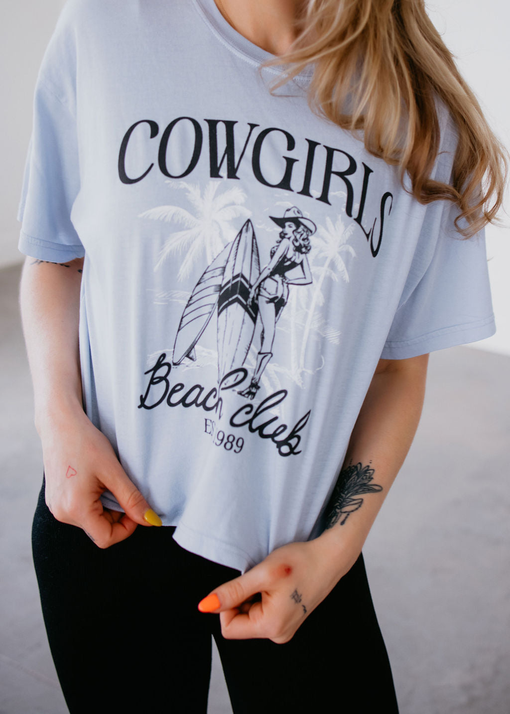 Cowgirls Beach Club Tee