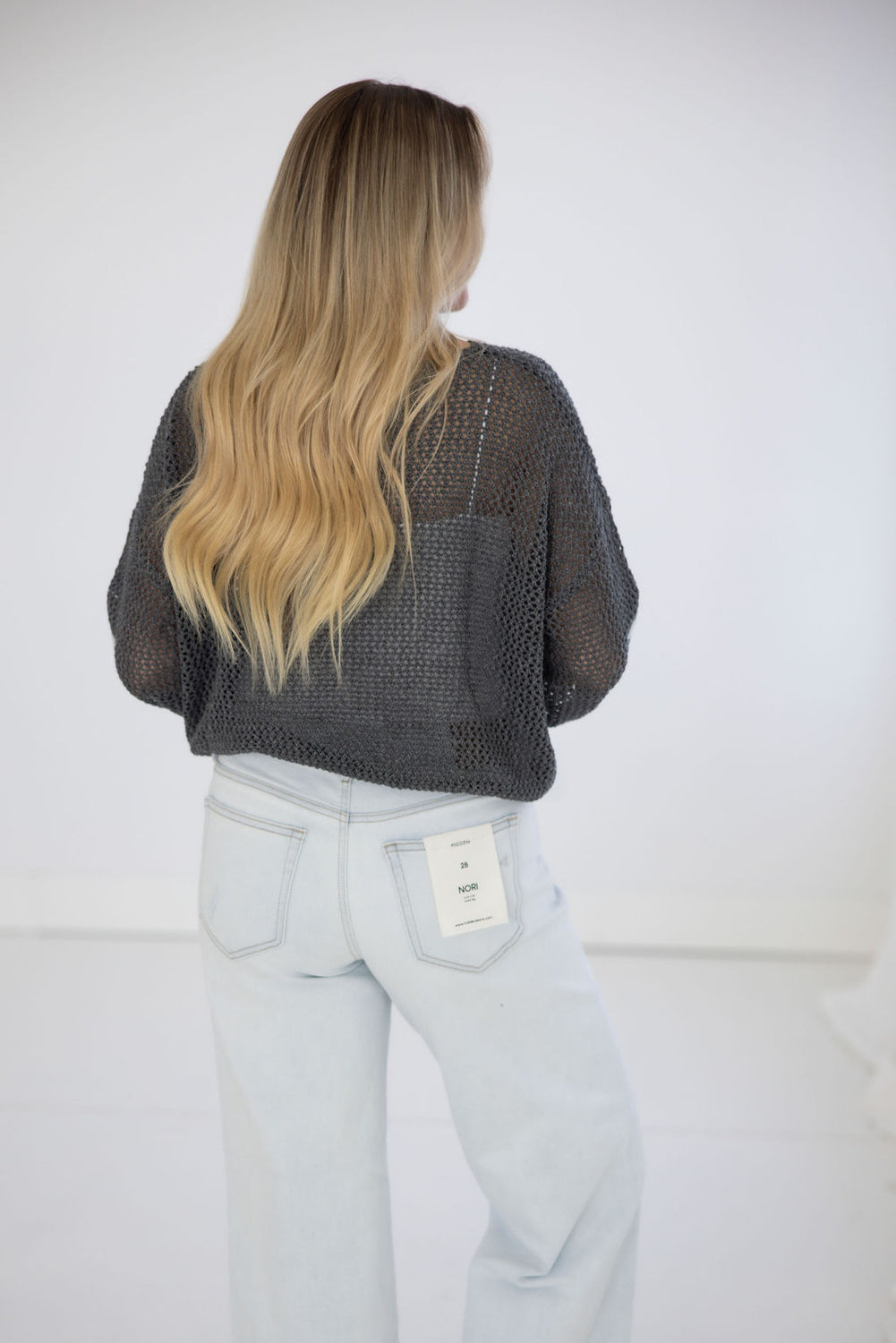 Stars Open Knit Sweater