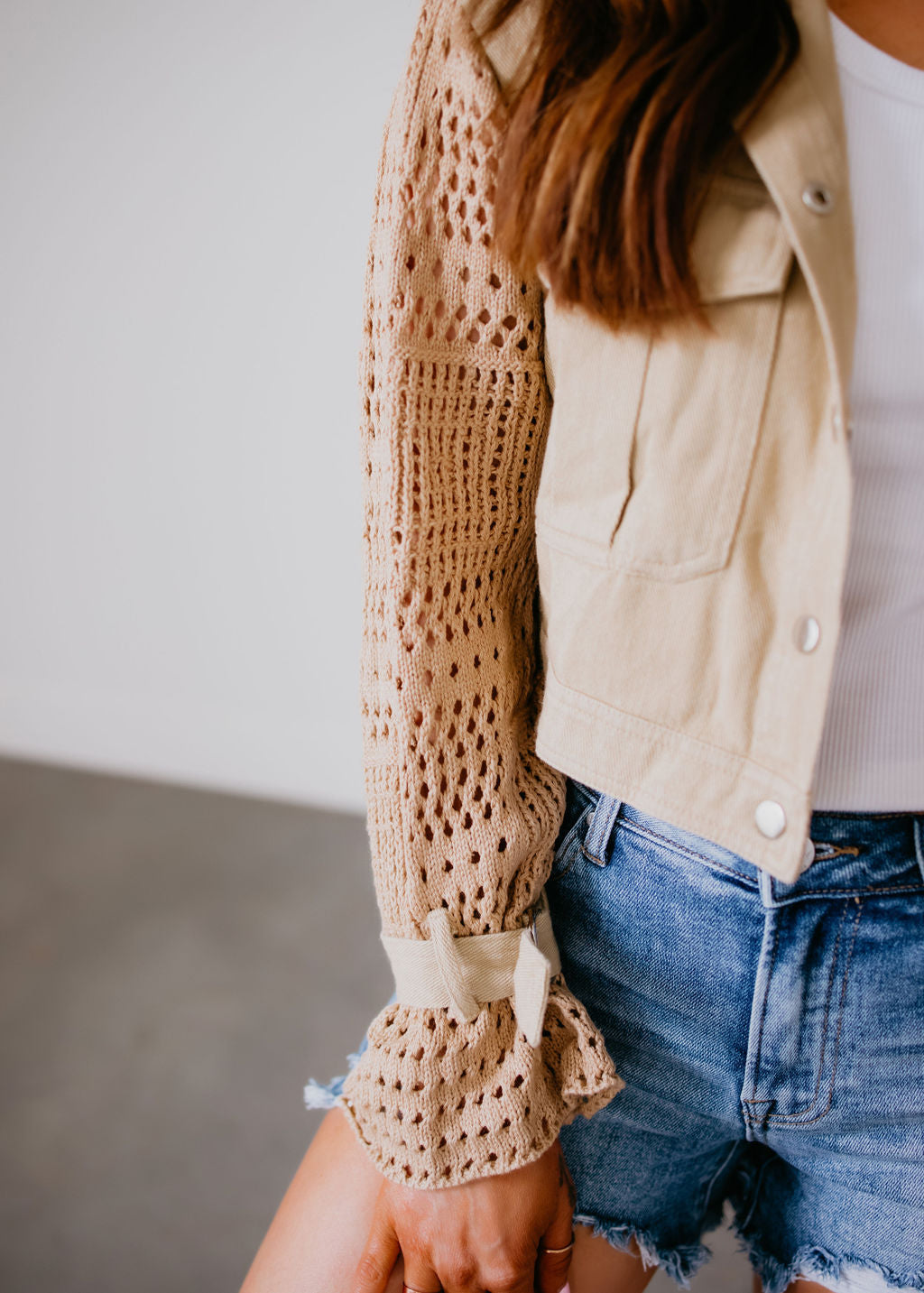 Rowan Crochet Sleeve Jacket