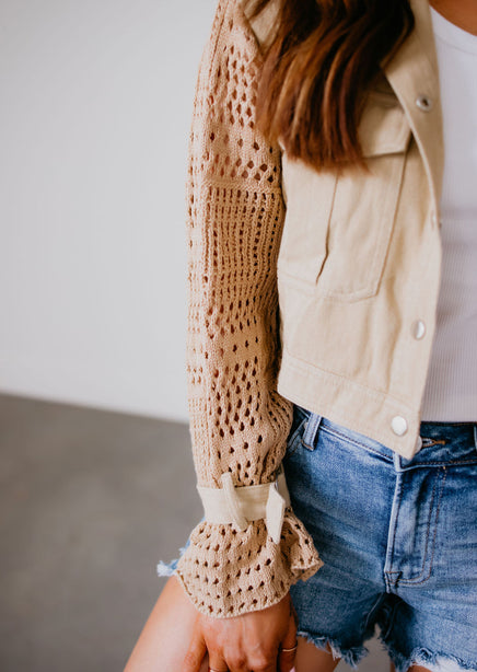 Rowan Crochet Sleeve Jacket