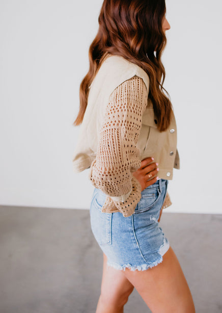 Rowan Crochet Sleeve Jacket