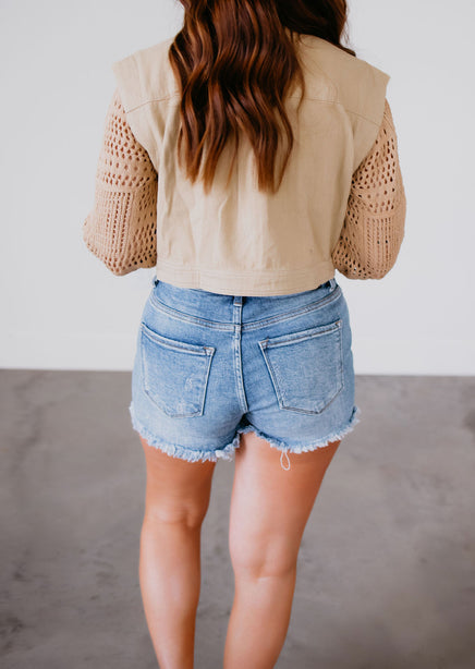 Rowan Crochet Sleeve Jacket