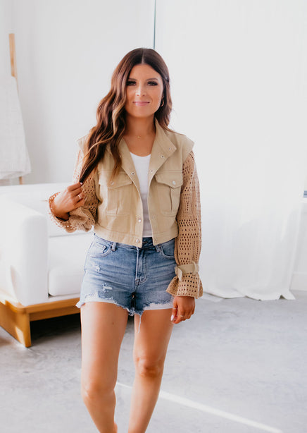 Rowan Crochet Sleeve Jacket