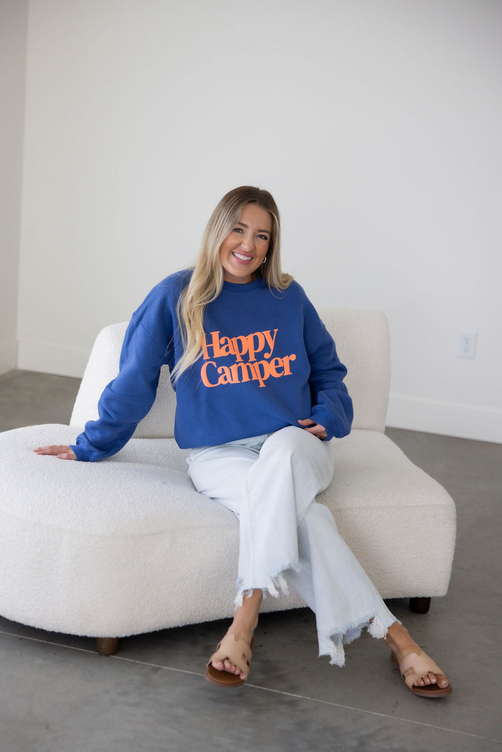 Happy Camper Graphic Crew
