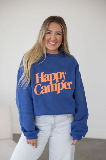 Happy Camper Graphic Crew