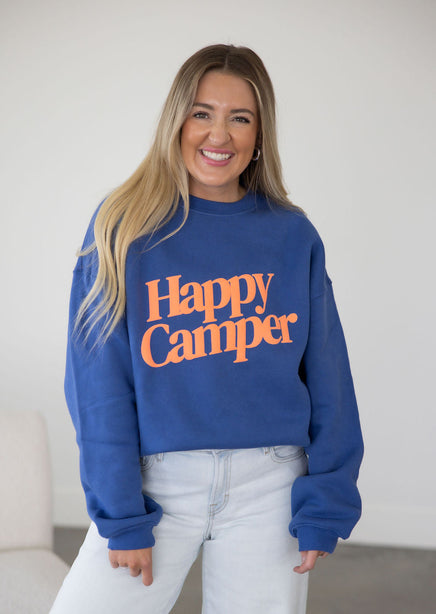 Happy Camper Graphic Crew product view