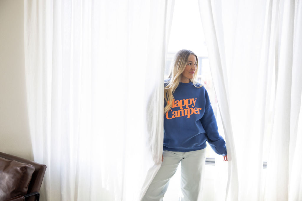 Happy Camper Graphic Crew
