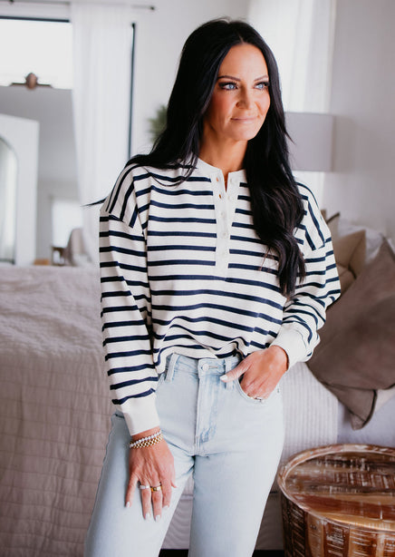 Cove Striped Pullover