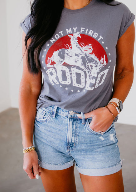 First Rodeo Rolled Tee