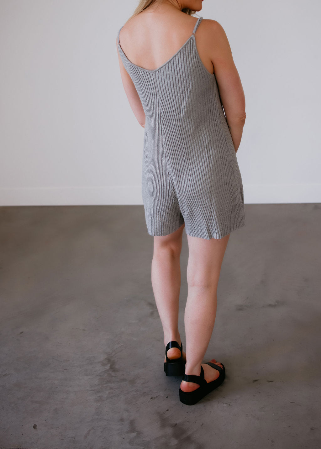 Imogen Ribbed Knit Romper