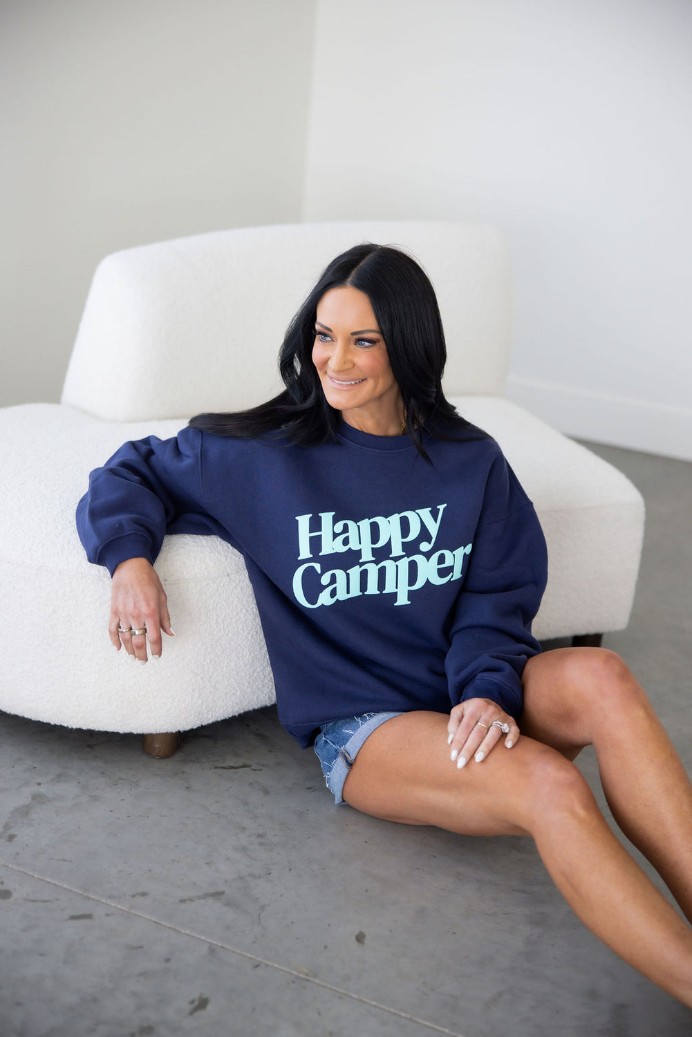 Happy Camper Graphic Crew