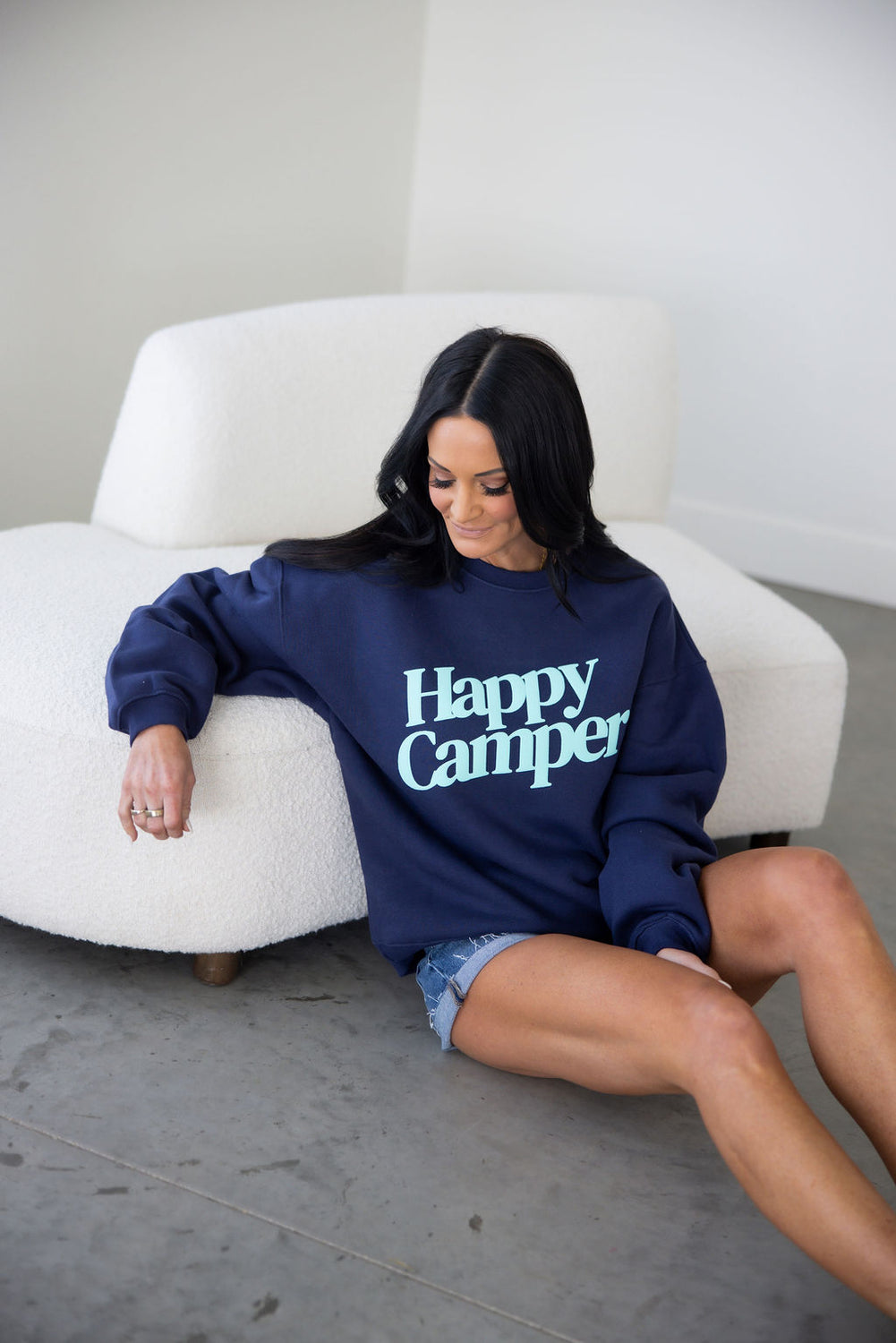 Happy Camper Graphic Crew