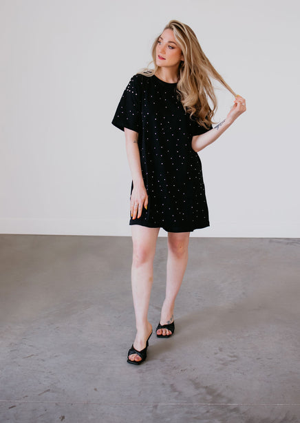 Eden Studded Tee Dress | Lauriebelles Eden Studded Tee Dress | Lauriebelles