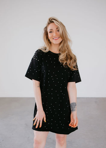 Eden Studded Tee Dress