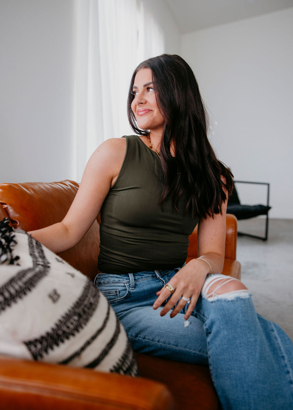 Clean Line Boat Neck Tank