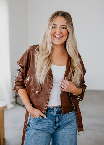 Outlaw Brown Moto by Lily and Lottie