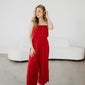 Venezia Pleated Strapless Jumpsuit