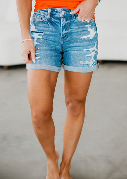 Harlie Vervet Rolled Cuff Shorts