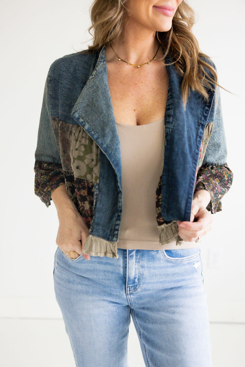 Indy Embroidered Crop Jacket