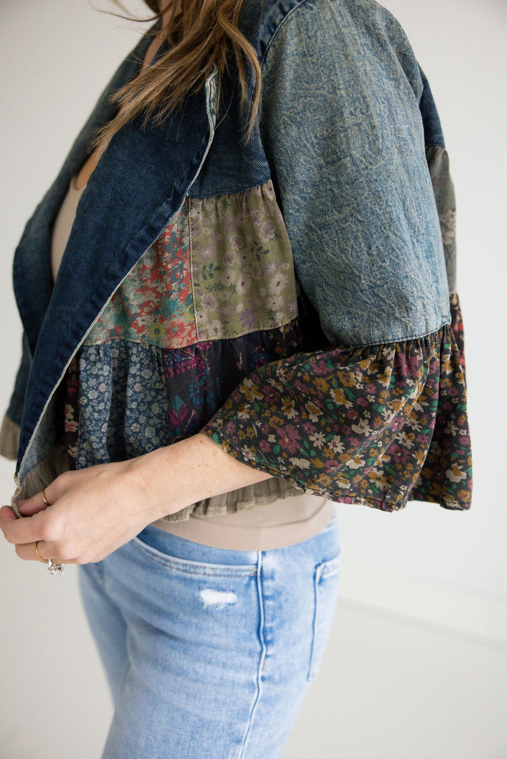 Indy Embroidered Crop Jacket