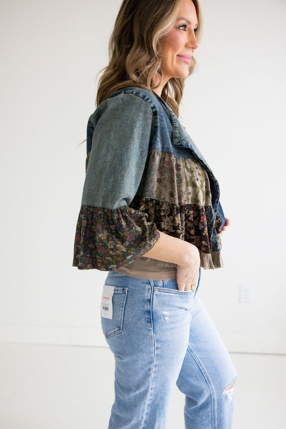 Indy Embroidered Crop Jacket