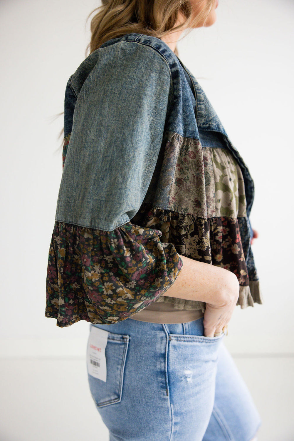 Indy Embroidered Crop Jacket