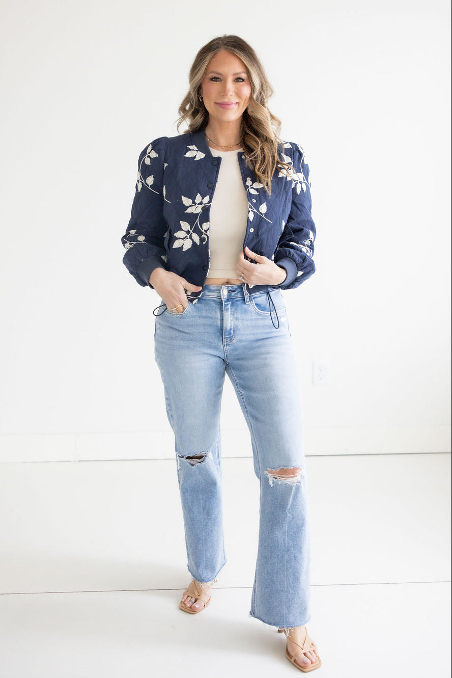Nova Quilted Bomber Jacket