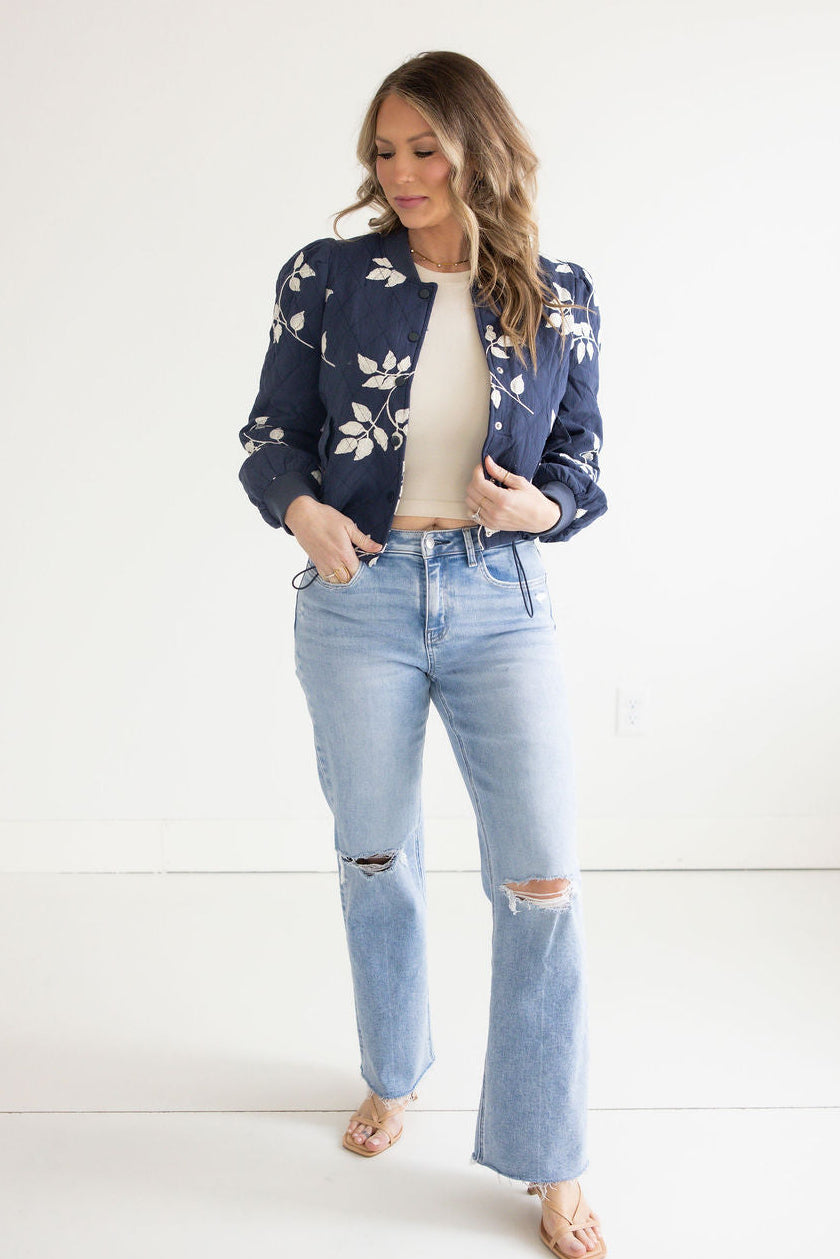Nova Quilted Bomber Jacket