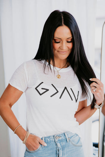 God is Greater Than Graphic Tee