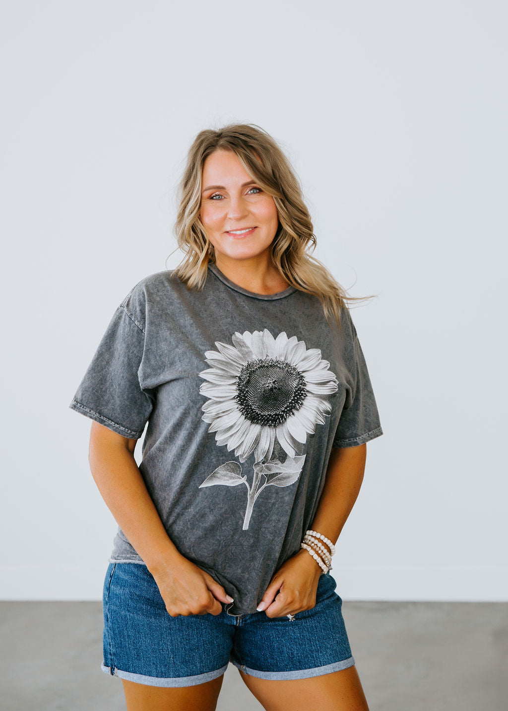 image of Sunflower Mineral Wash Tee