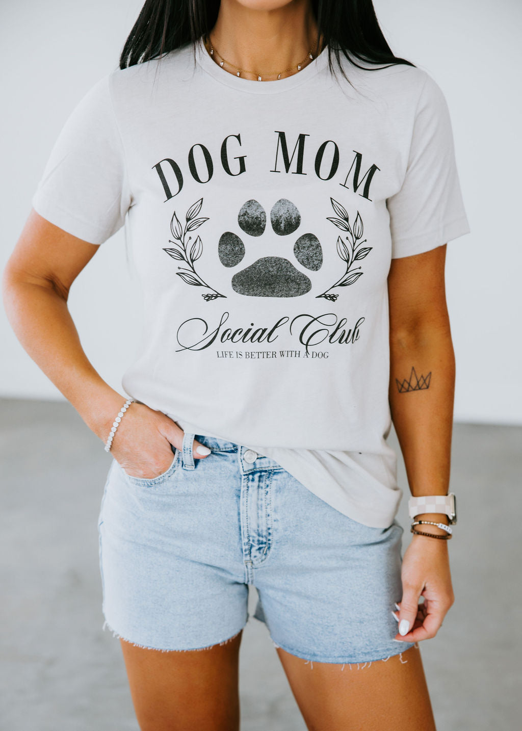 image of Dog Mom Social Club Tee